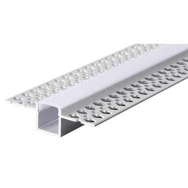 Profilo per cartongesso in alluminio per LED Strip - Argento 2m